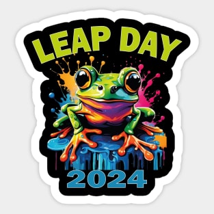 leap day 2024 Sticker